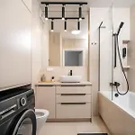 Beige Harmony For Family & Business With Parking And Ac By Uniquerent