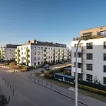 Beige Harmony For Family & Business With Parking And Ac By Uniquerent * Wroclaw