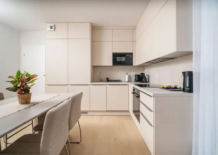 Beige Harmony For Family & Business Apartment